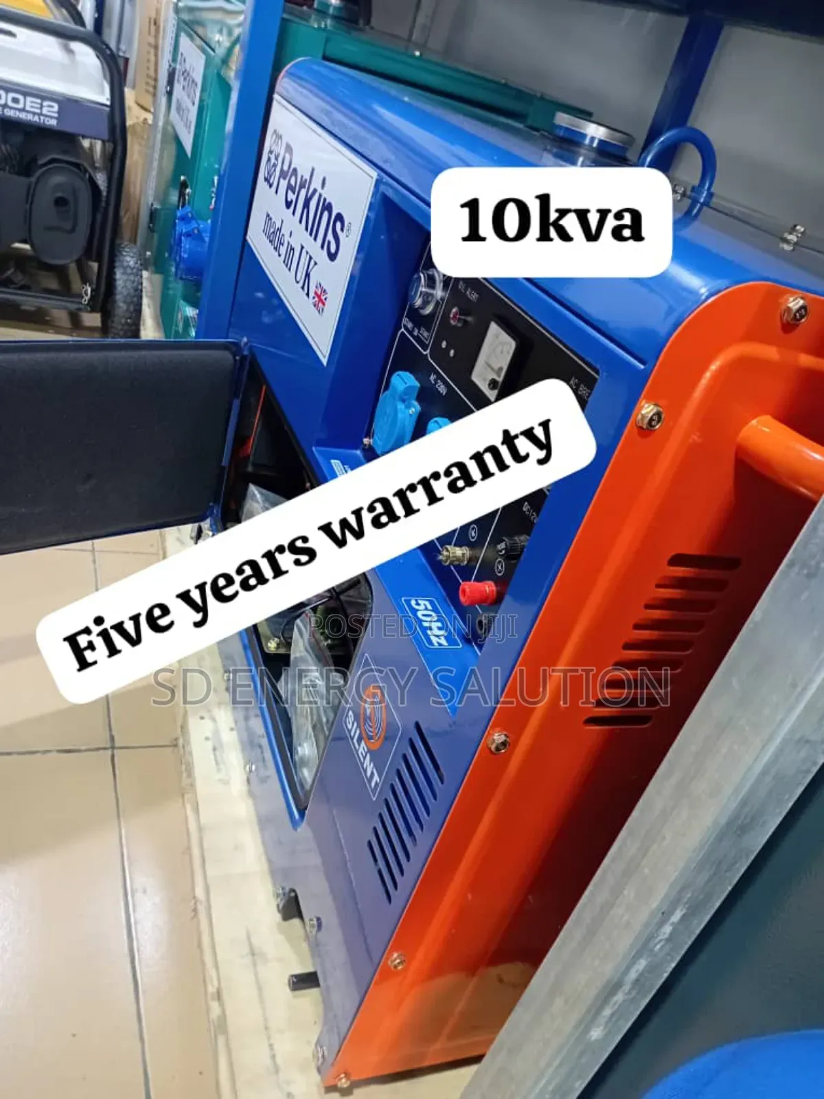 Tough Gen 10kva 13000watt Diesel Perkins Generator