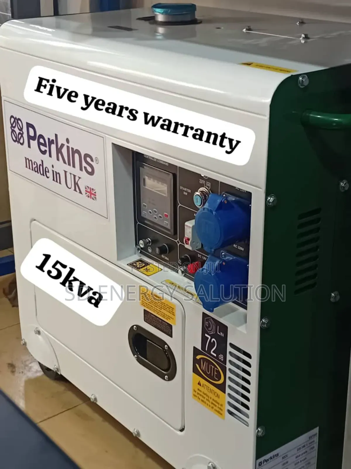Turbo Energy 10kva 13000watt Diesel Perkins Generator