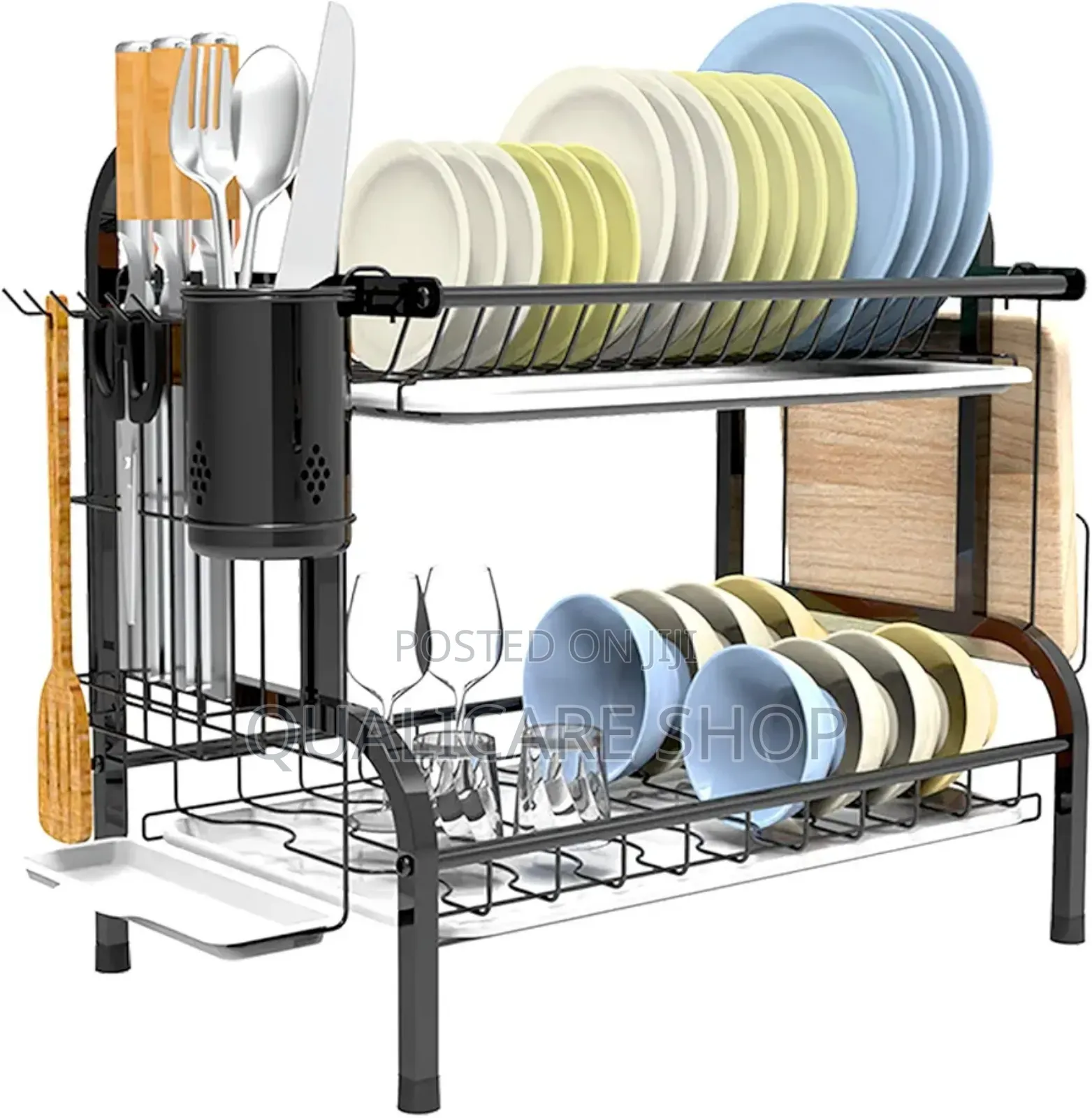 2 Tier Detachable Dish Rack,