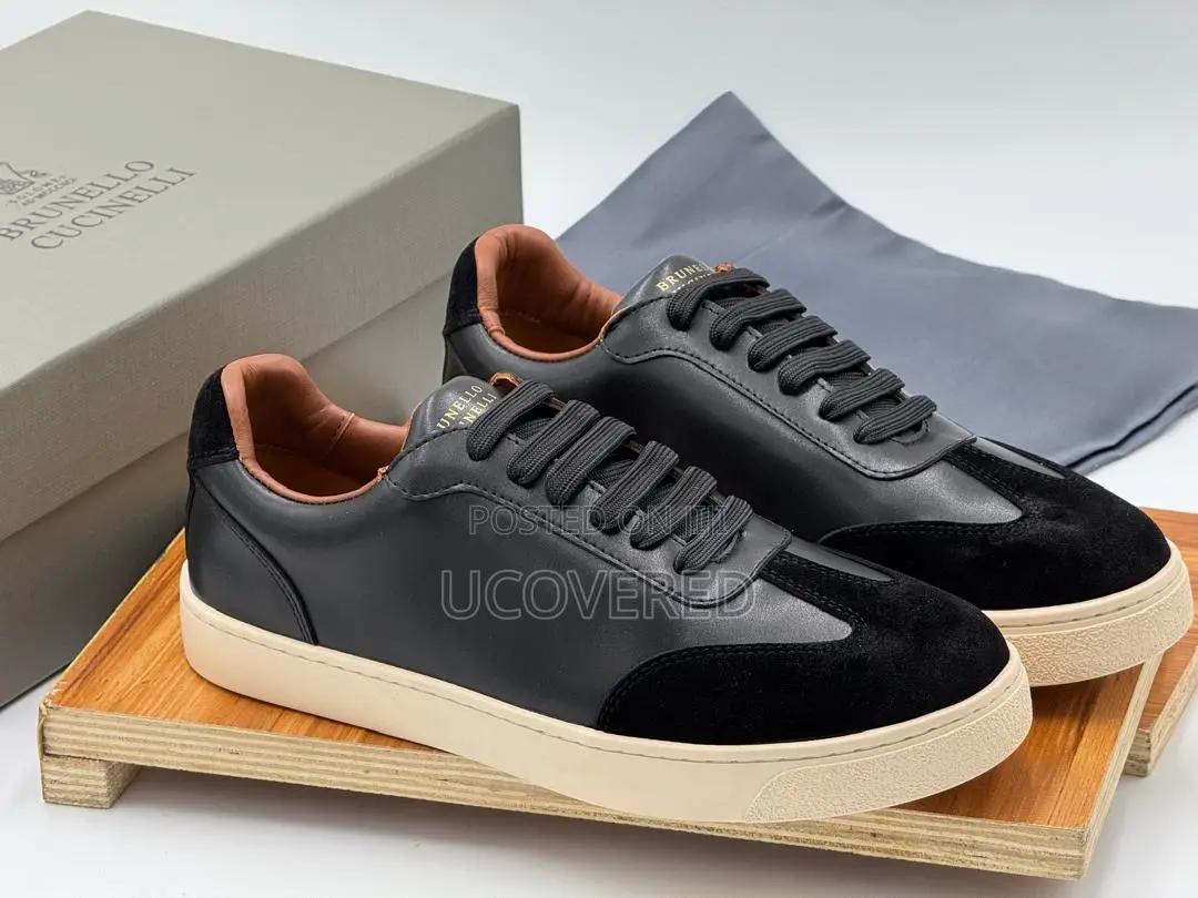 Brunello Cucinelli Suede Laced Sneakers