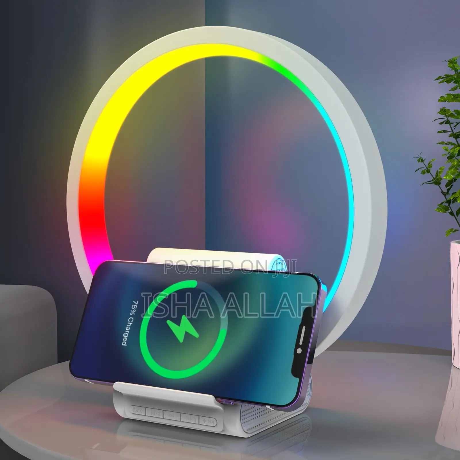 15w Fast Wireless Charger for iPhone 14 Bluetooth Speaker