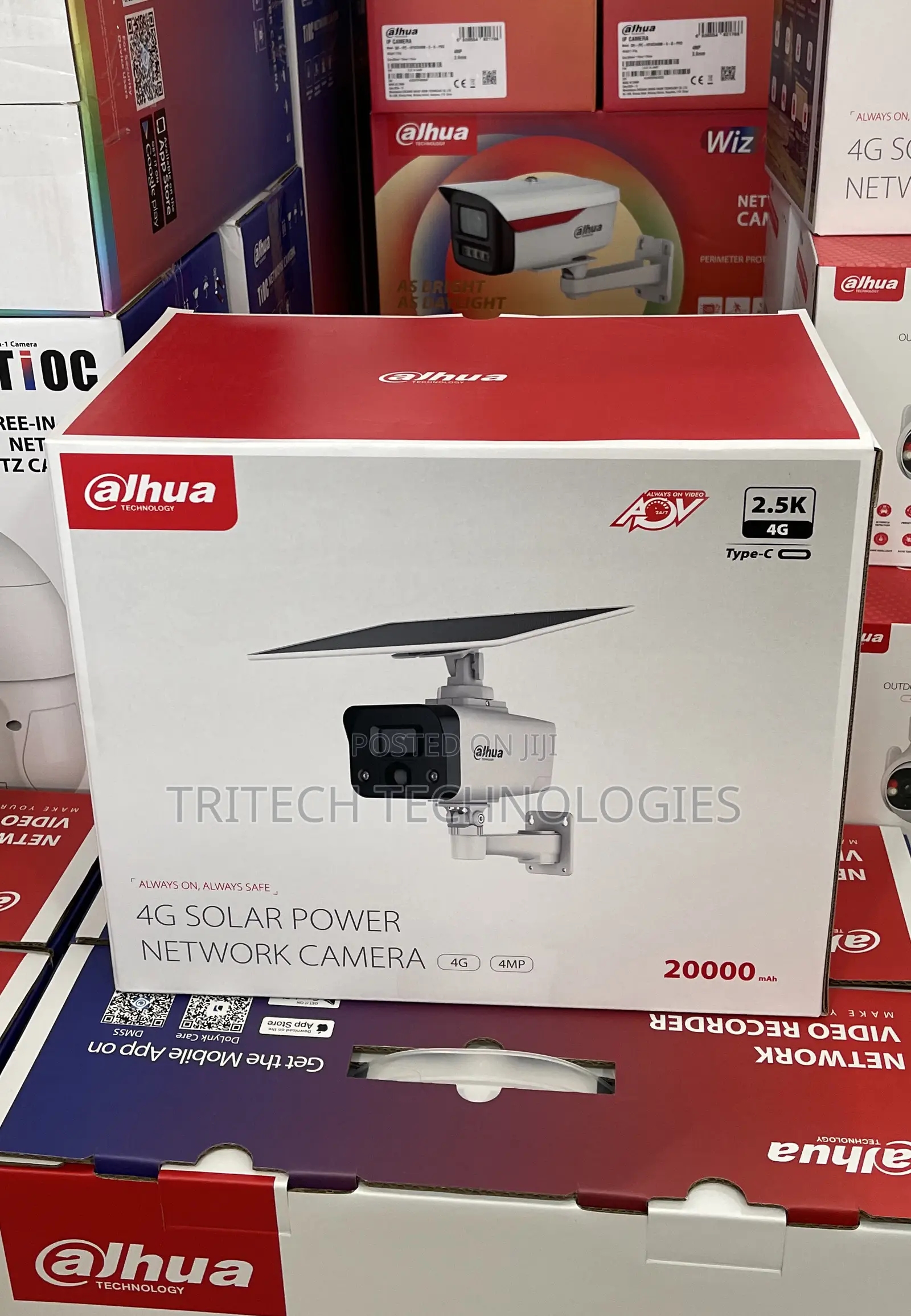 Dahua 4g Solar Power Network Camera Ipc-Hfw2441dg-4g-Sp-B