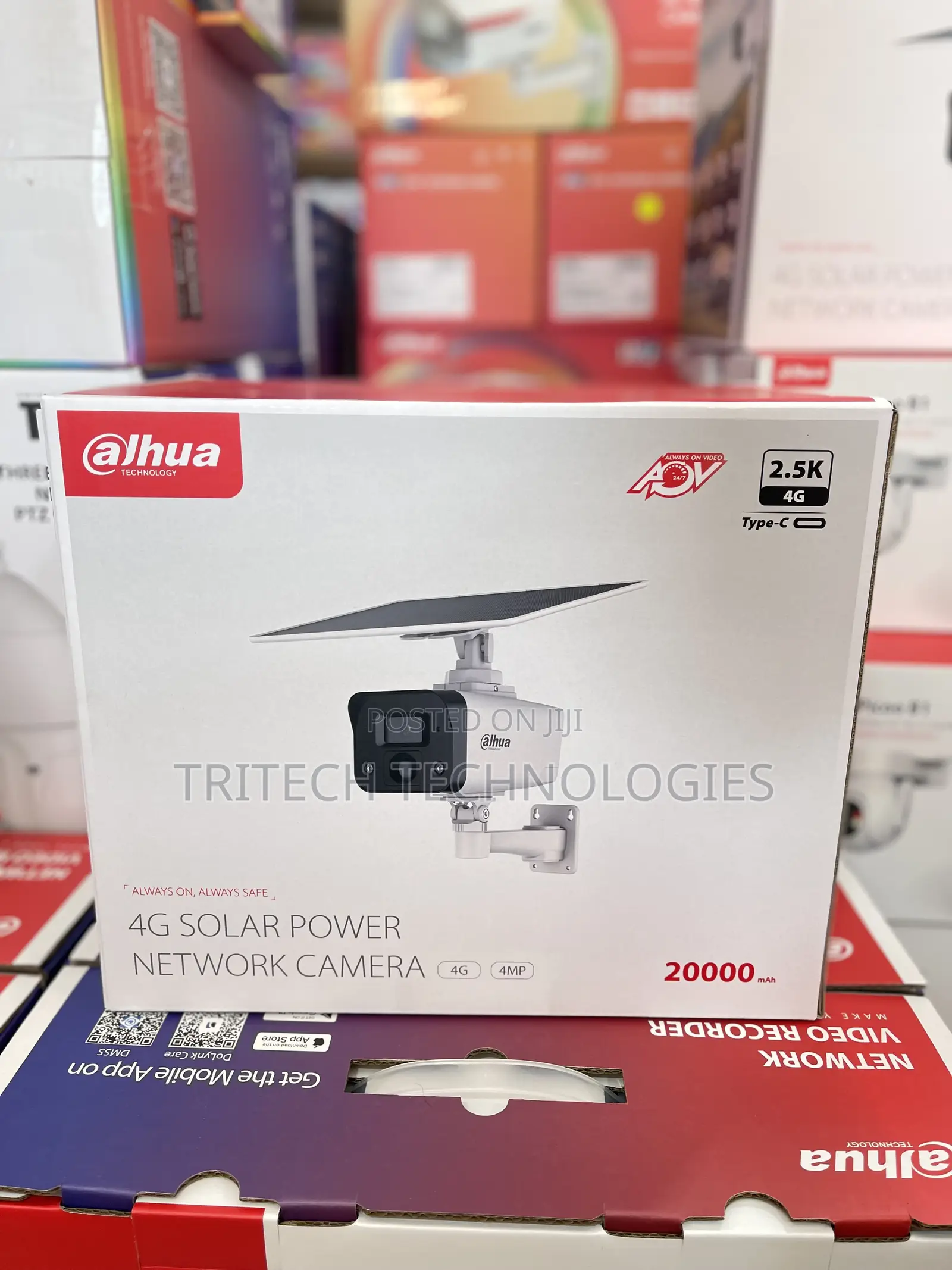 Dahua 4g Solar Power Network Camera Ipc-Hfw2441dg-4g-Sp-B