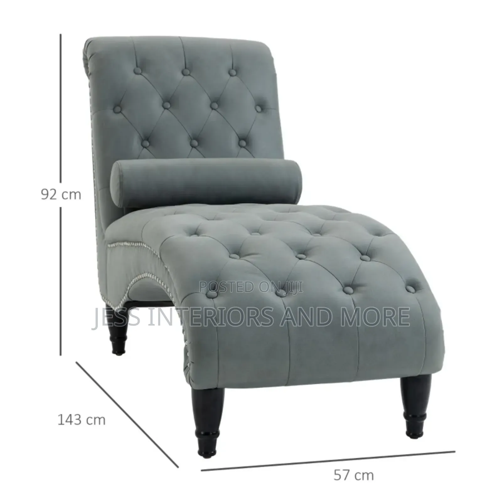 Tufted Chaise Longue Chair