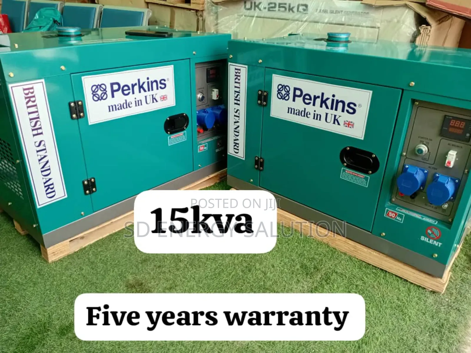 Hassle Free 15kva 16500watt Diesel Perkins Generator
