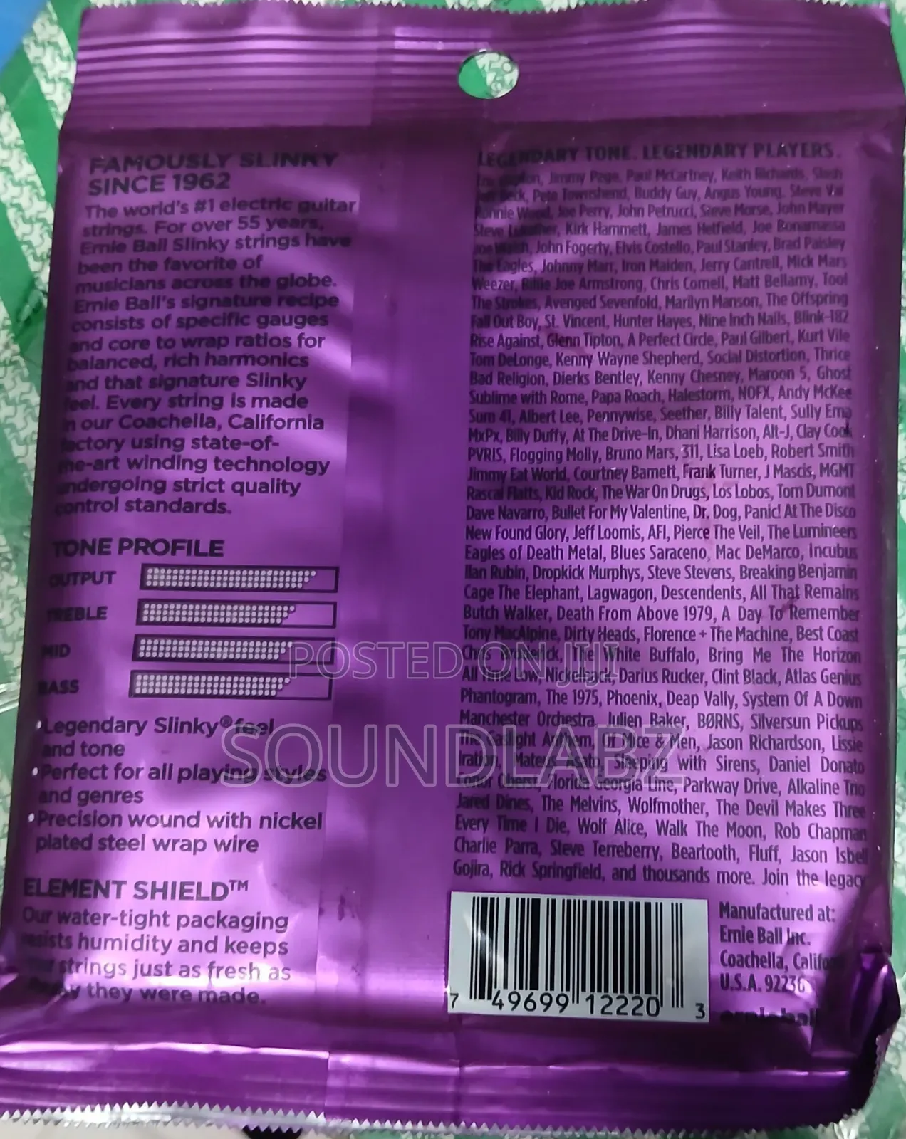 Ernie Ball Power Slinky Electric Guitar Strings