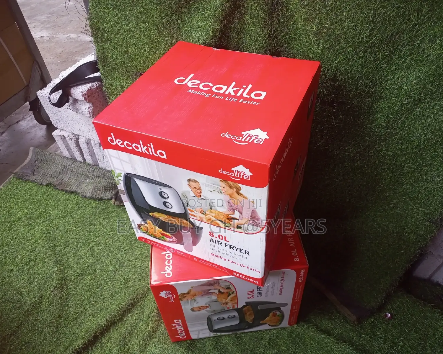 Non Stick Coated Decakila Air Fryer 4 High Power 1800w Best