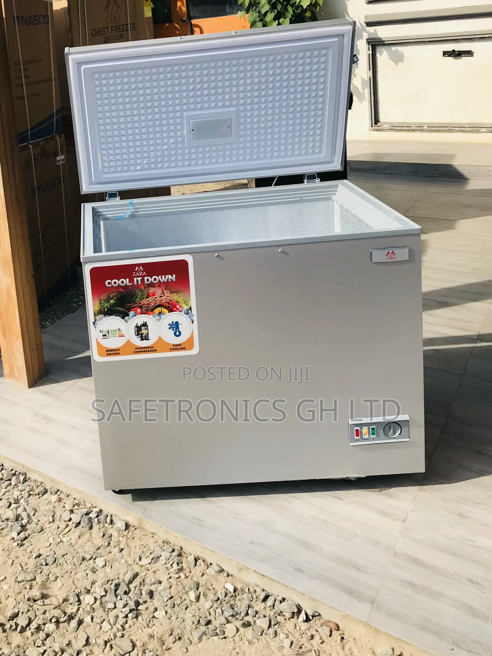 Switchable Grey 200 Liters Singledoor Zara Fast Freezer