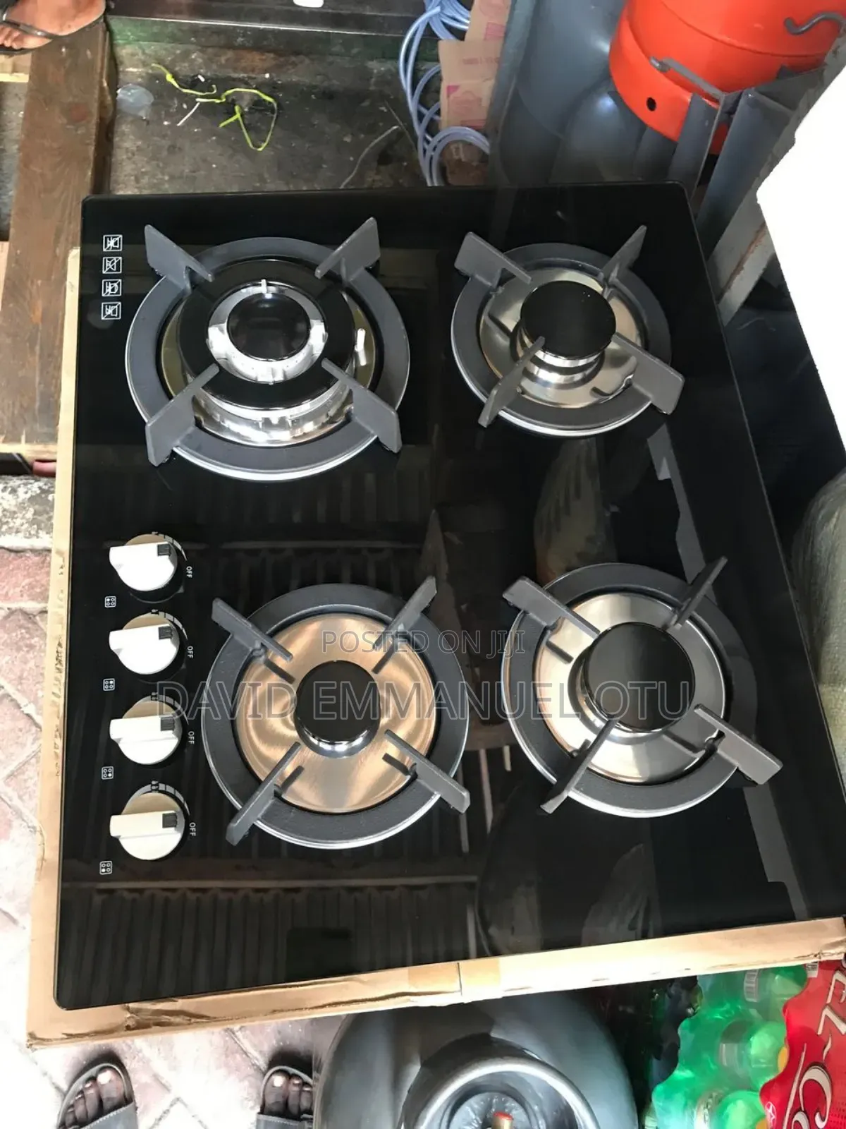 4burner Glass Buit-in Stove