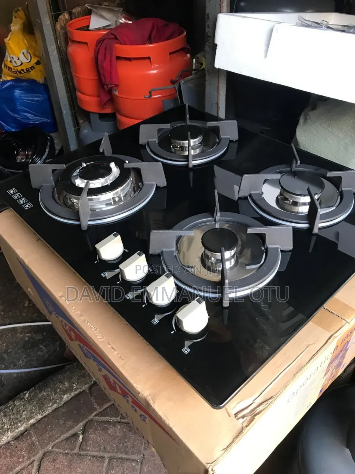 4burner Glass Buit-in Stove