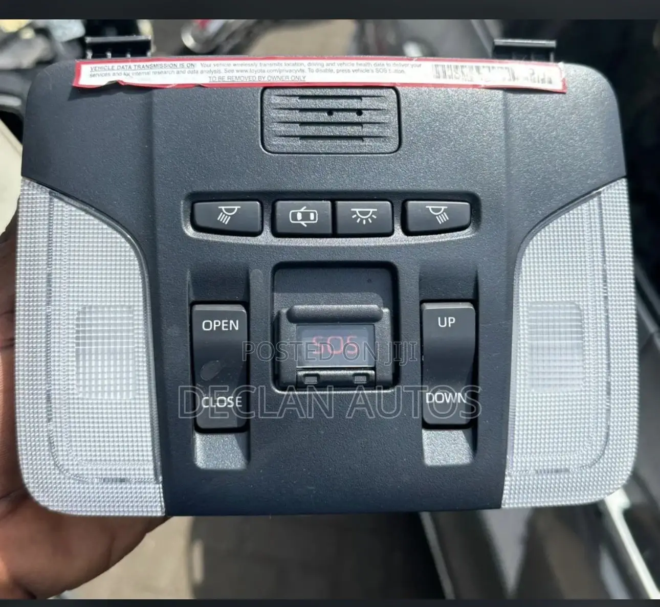 2020 Toyota Corolla Front Console Roof Center Console