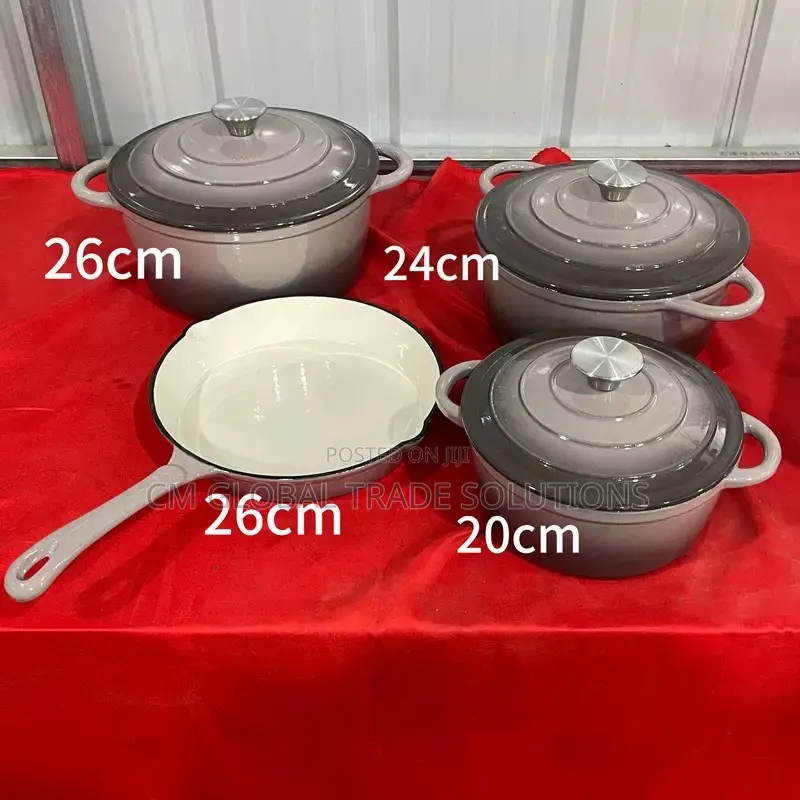 7 Set Cast Iron Cookware