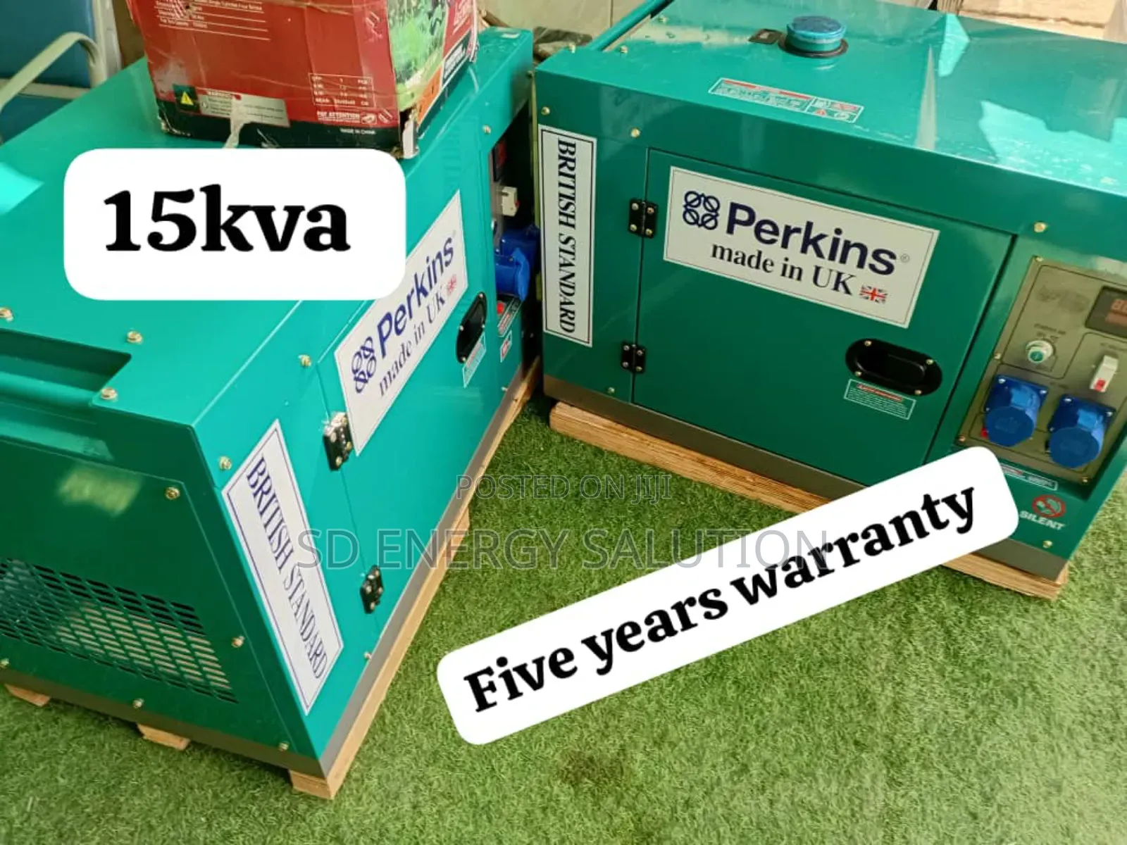 Universal Credit 15kva 16500watt Diesel Perkins Generator