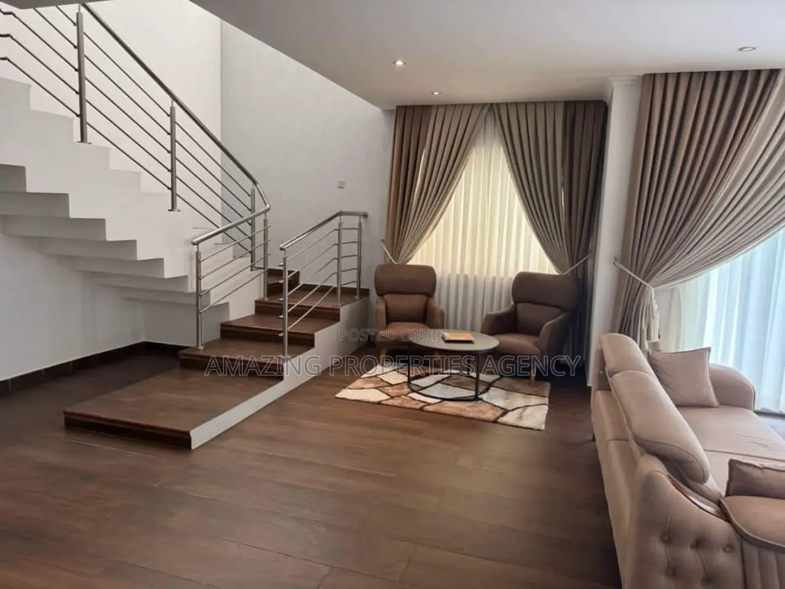 Furnished 3bdrm House in Airport Residential Area for rent
