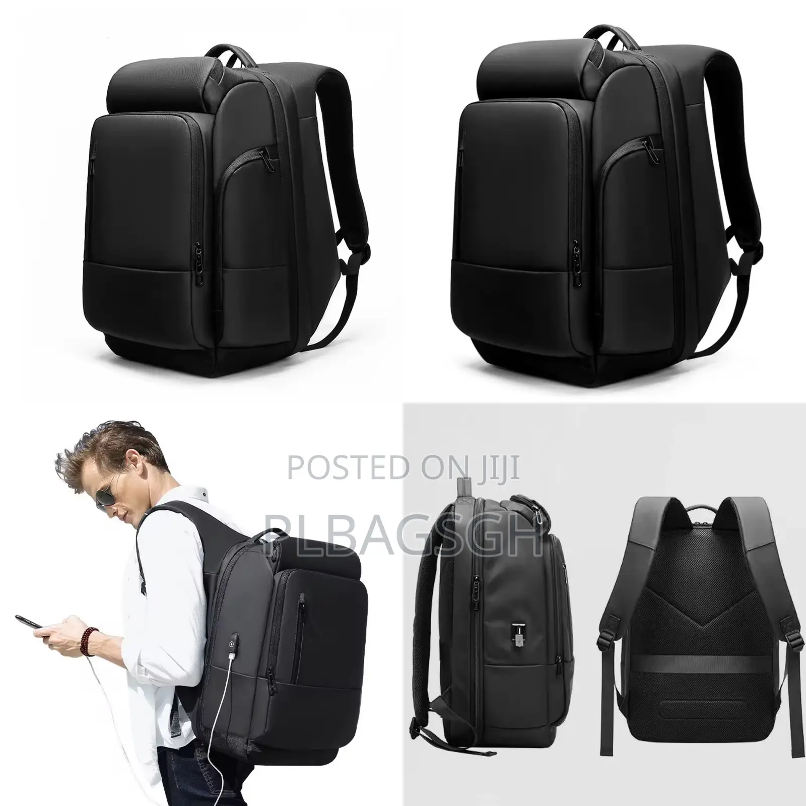 Big Travel Backpack With Usb Laptop 15-16 Inches At Plbagsgh
