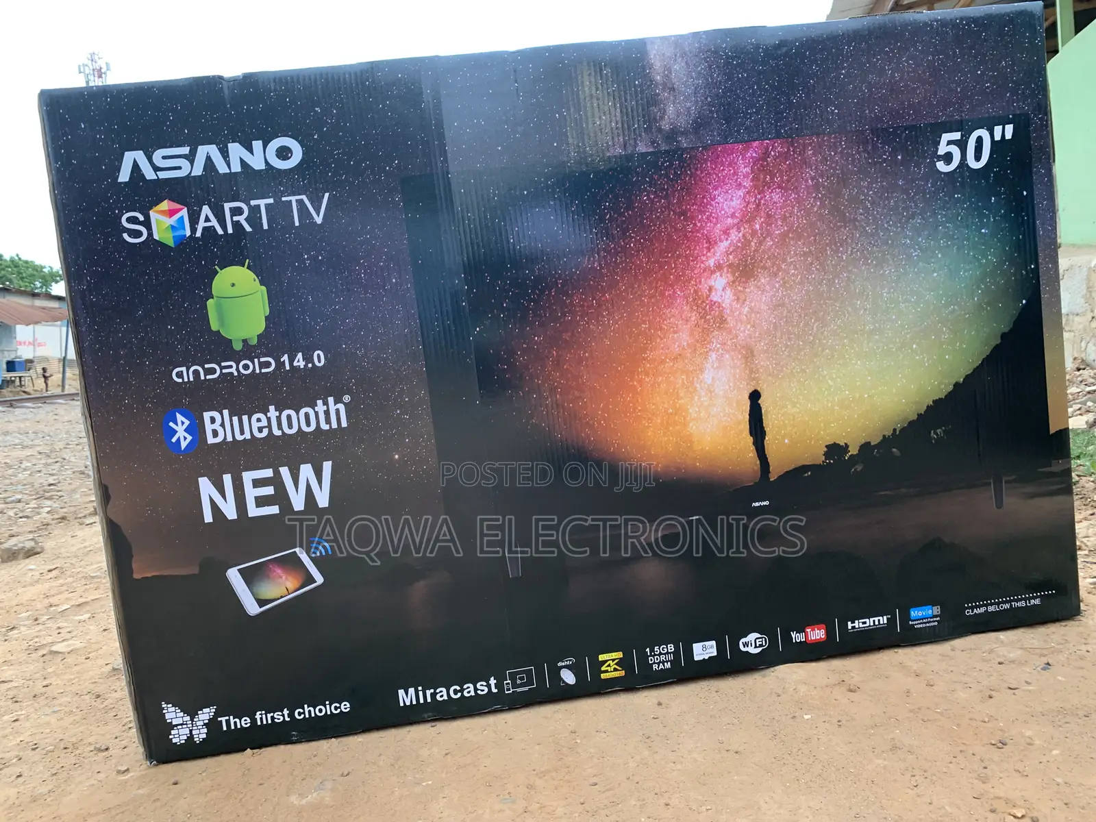 Android Tv-Asano 50” Smart Android Tv