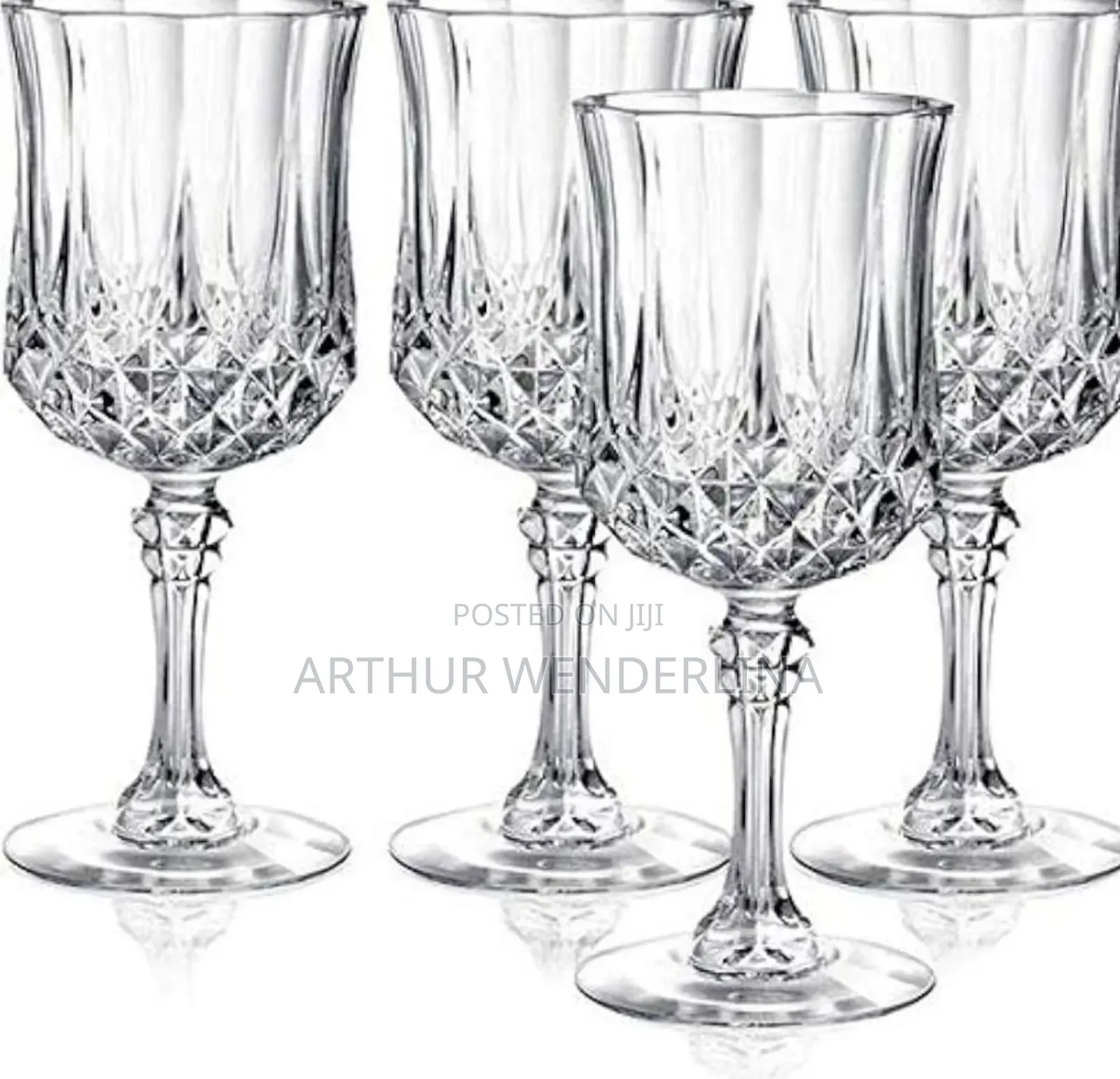 Classic 6 Pieces Glass for Serving or Dinner Glass