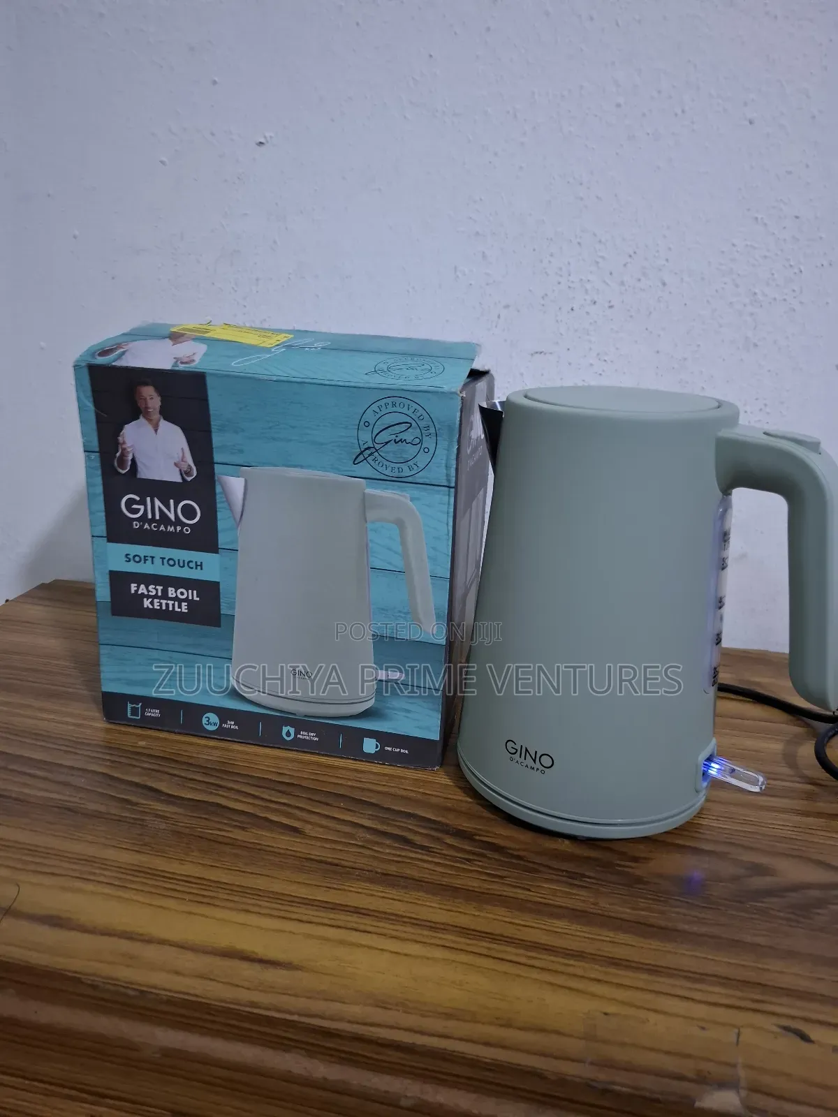 Gino D' Acampo 1.7l Kettle From Uk