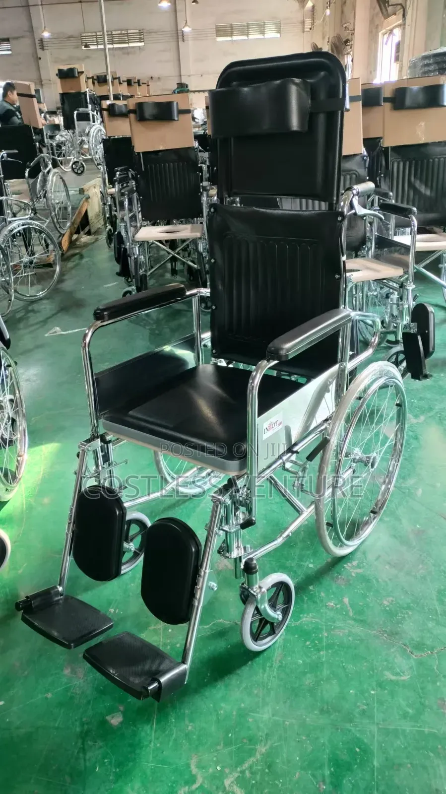 Ingot Commode Longback Wheelchair