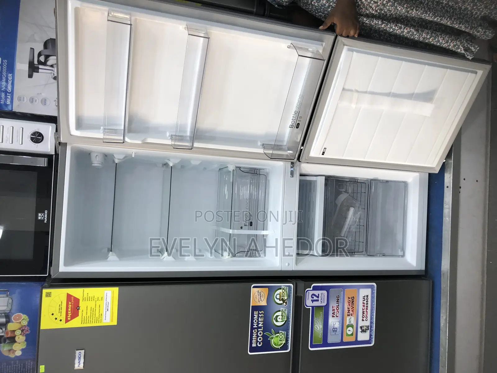 Promo Midea Bottom Freezer 174 Liters Brand New Available