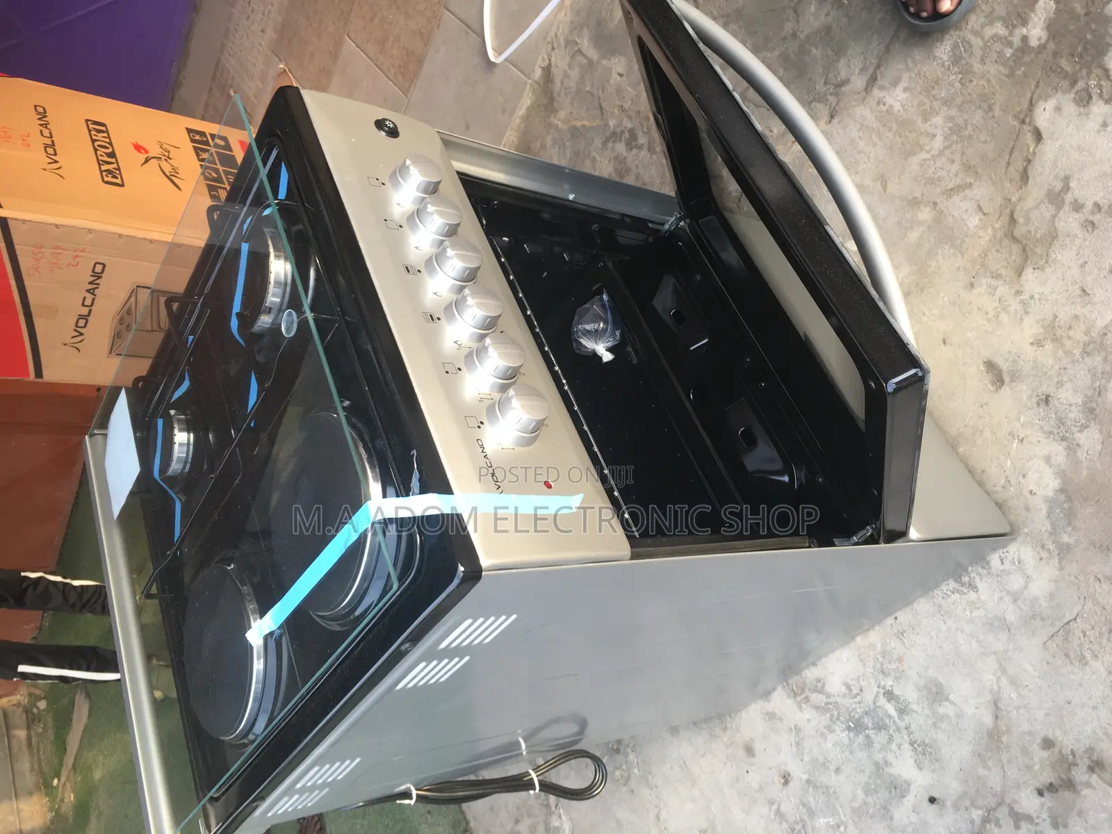 Volcano Gas Cooker With Electric Gas