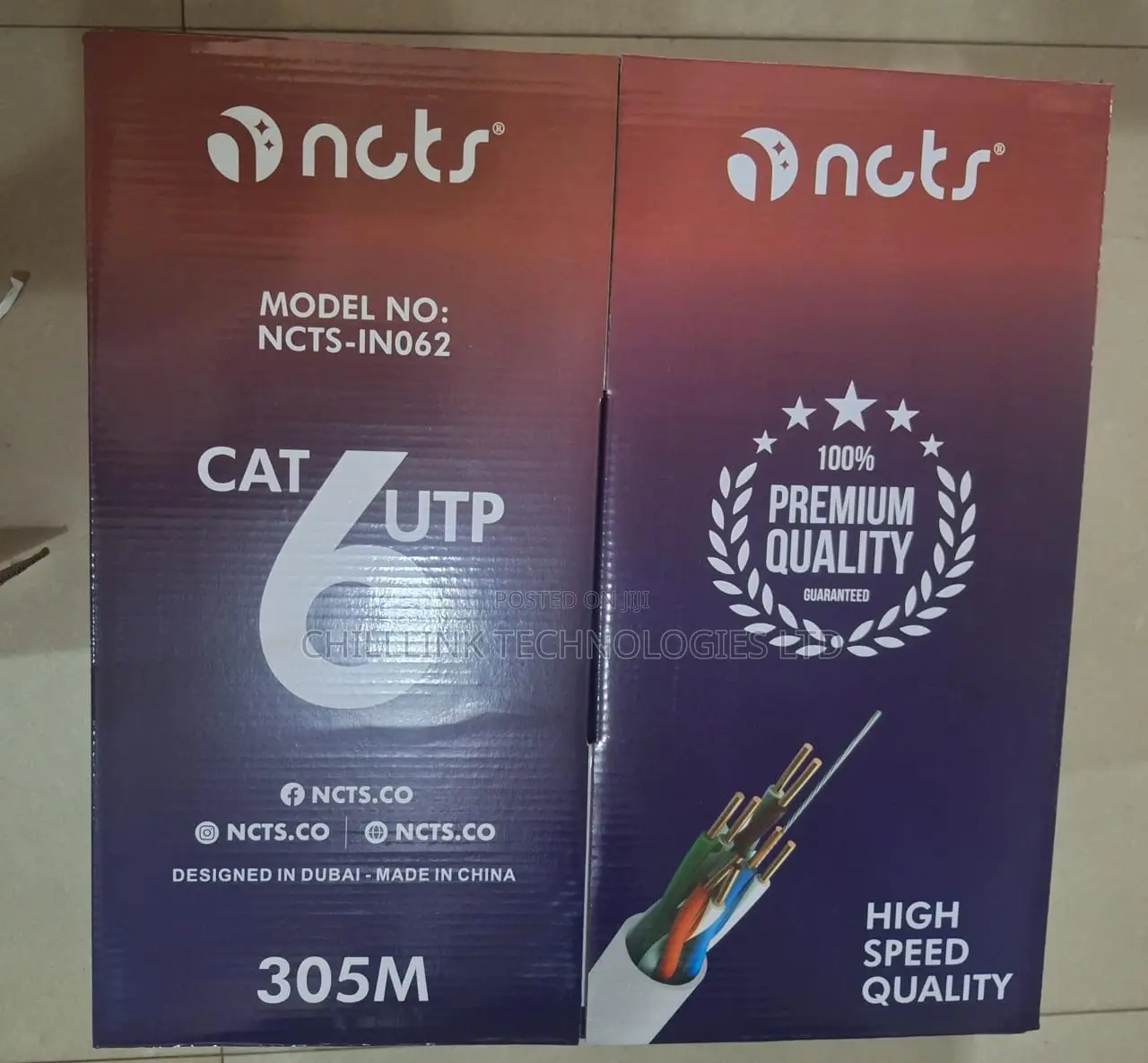NCTS Cat6 Utp 305m Higher Speed Cable