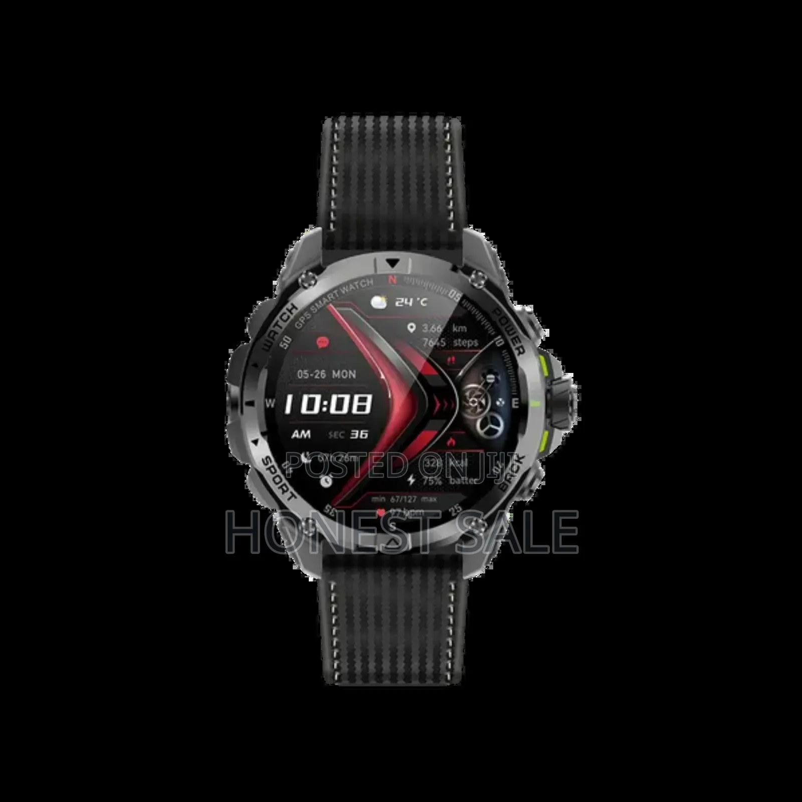 Oraimo Watch Gt 1.43" Amoled 3atm GPS 2 Replaceable Straps