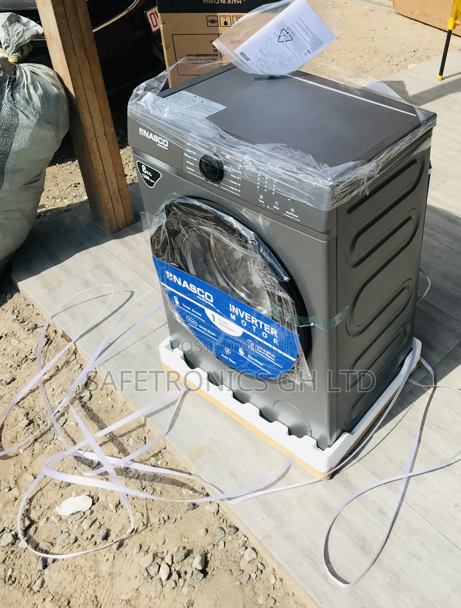 Nasco Enjoyable 8kg Fullauto Inverter Smart Frontload