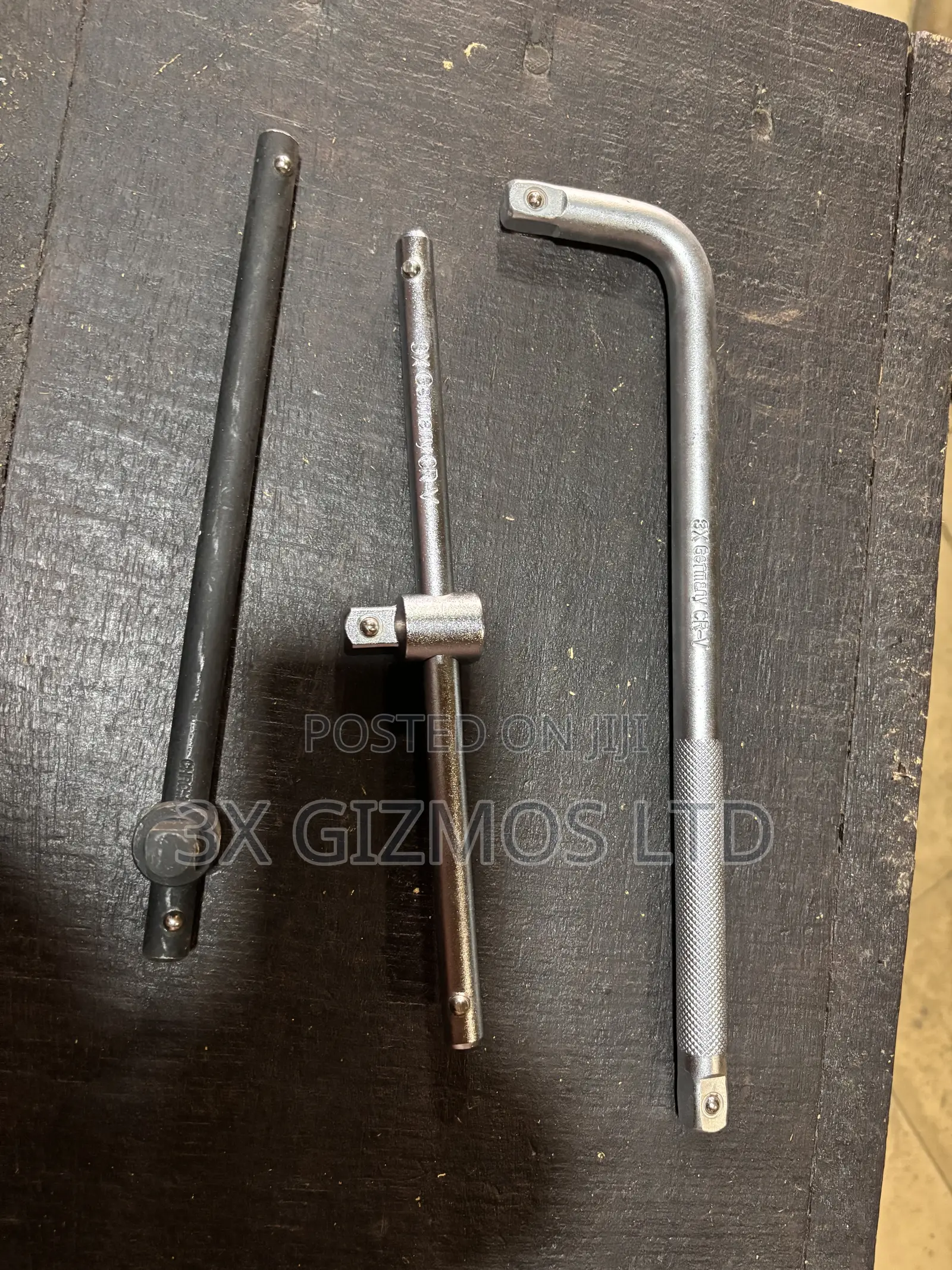 12" Socket and Sliding Bar.