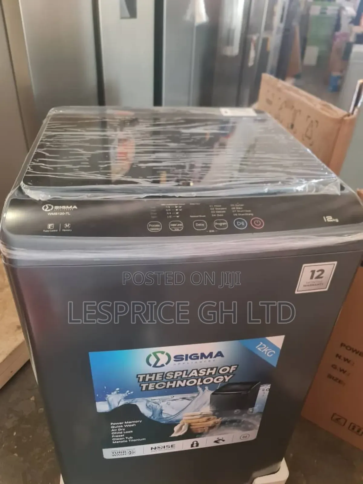 Sigma Top Load Washer- Fully Automatic