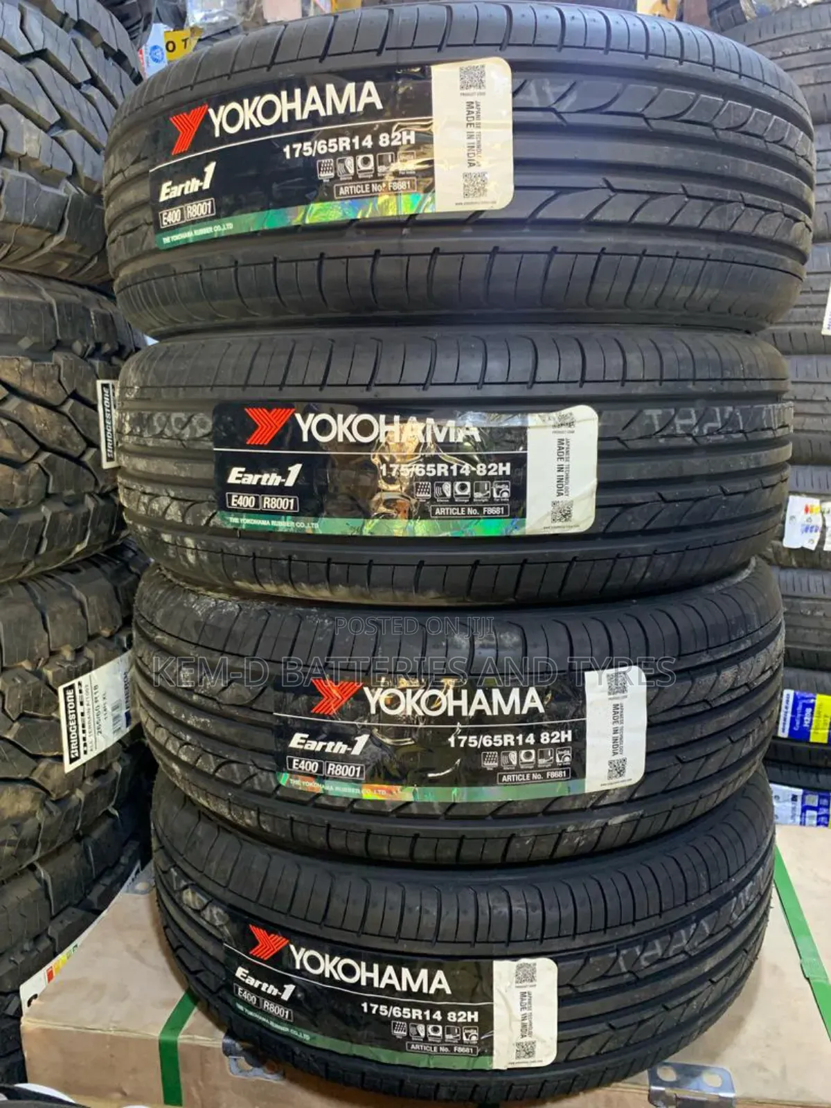 175/65r14 Yokohama Tyre - Free Delivery or Free Installation