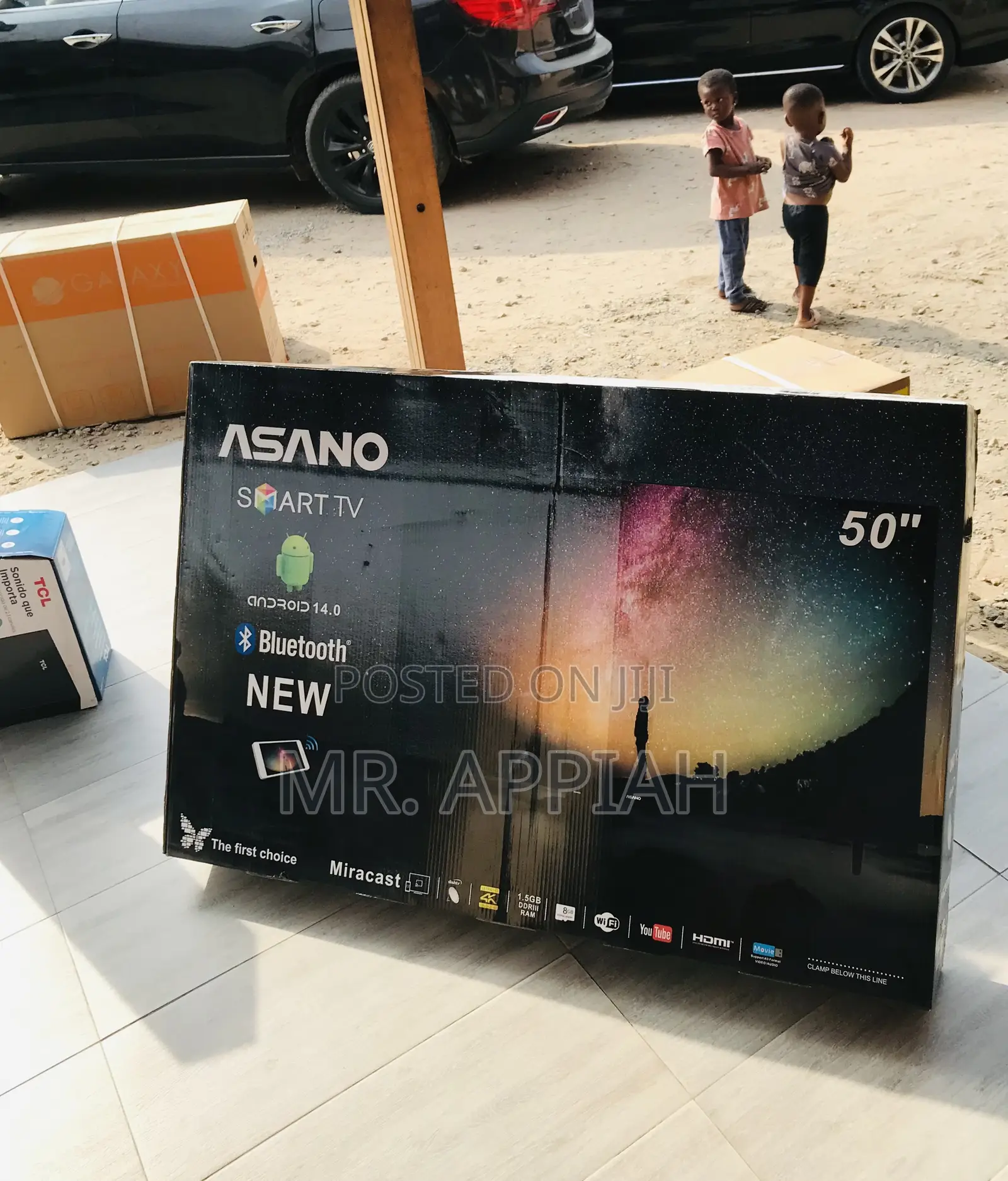 Well Built Asano 50 Inch Uhd Smart Screen Television.