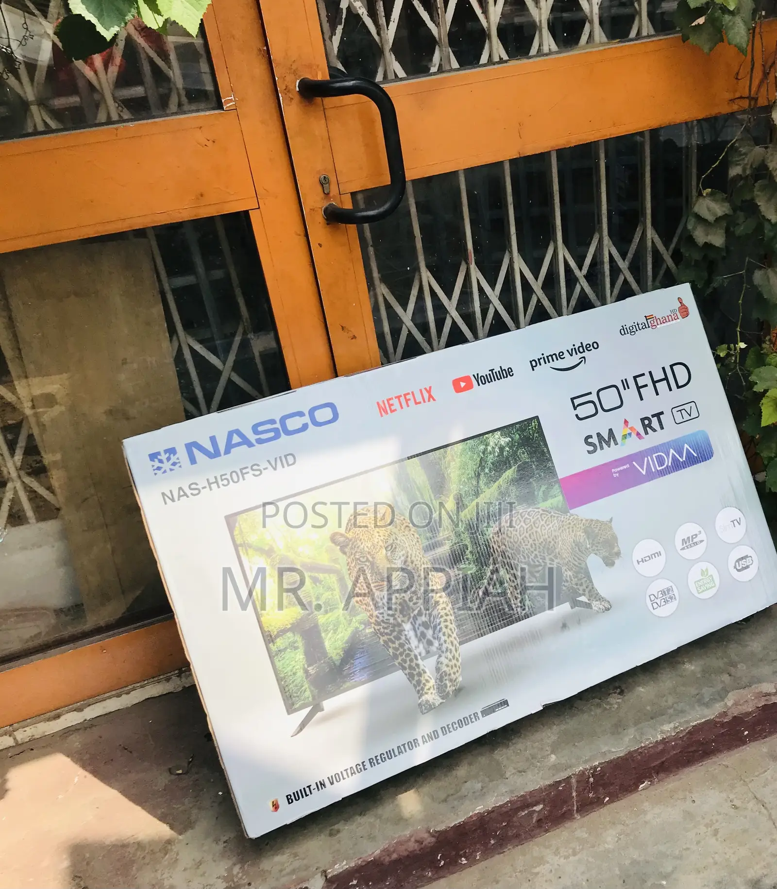 Well Built Nasco 50 Inch Uhd Smart Television(Black) 