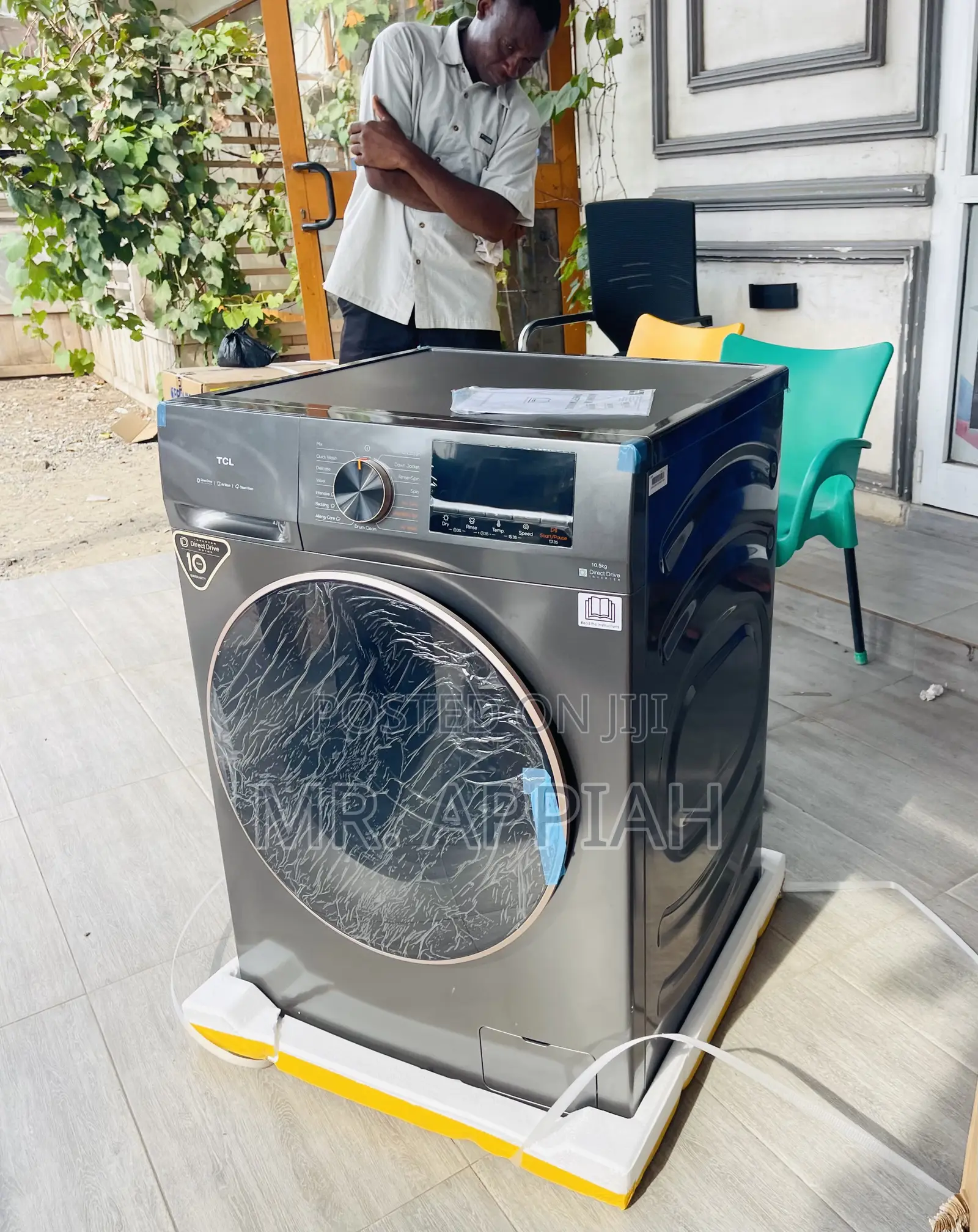 Check Out Classic TCL 11kg Front Load Dry Washing Machine