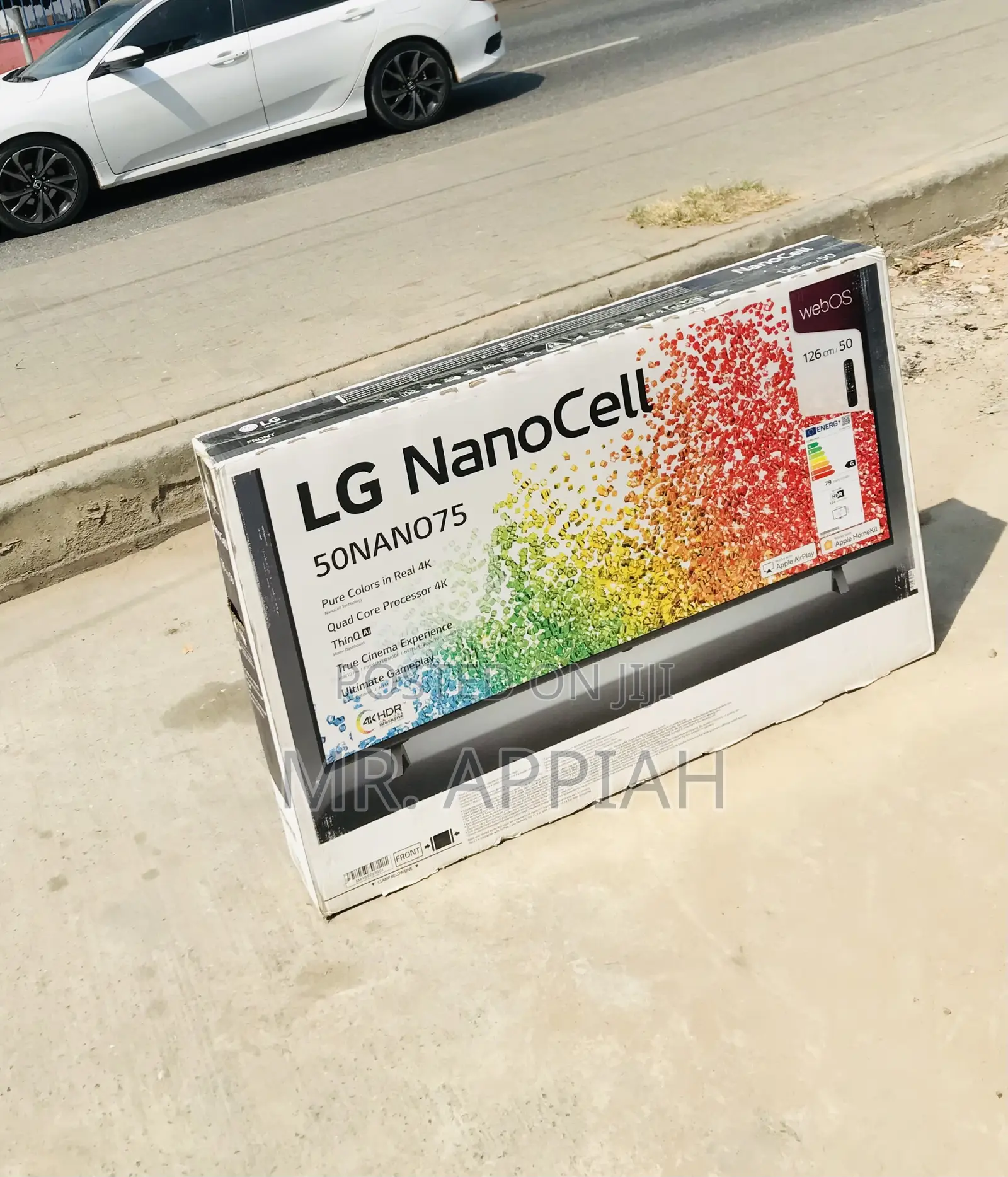 Check Out Original Lg 50nano75 50” Nanocell Smart Tv, Black