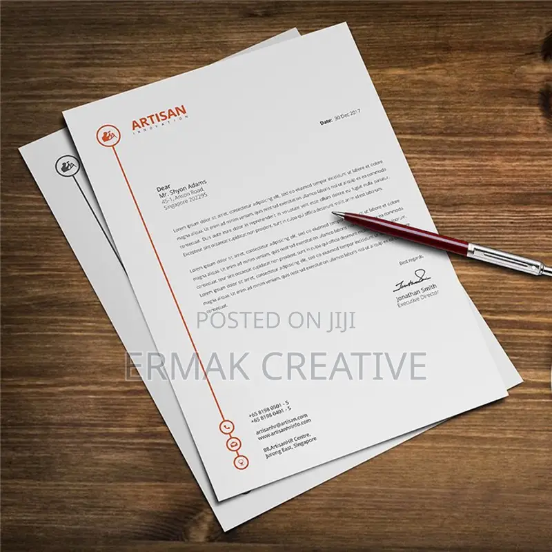 Letter Head Printing Zeta Paper