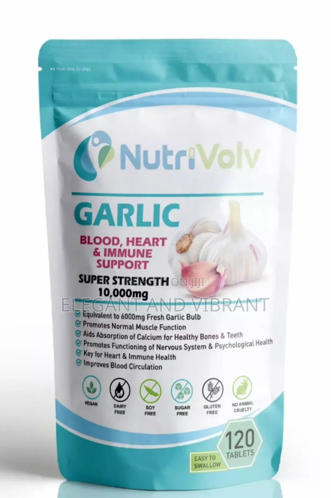 Garlic 10000mg -Boost Immune Heart Blood Health Pure