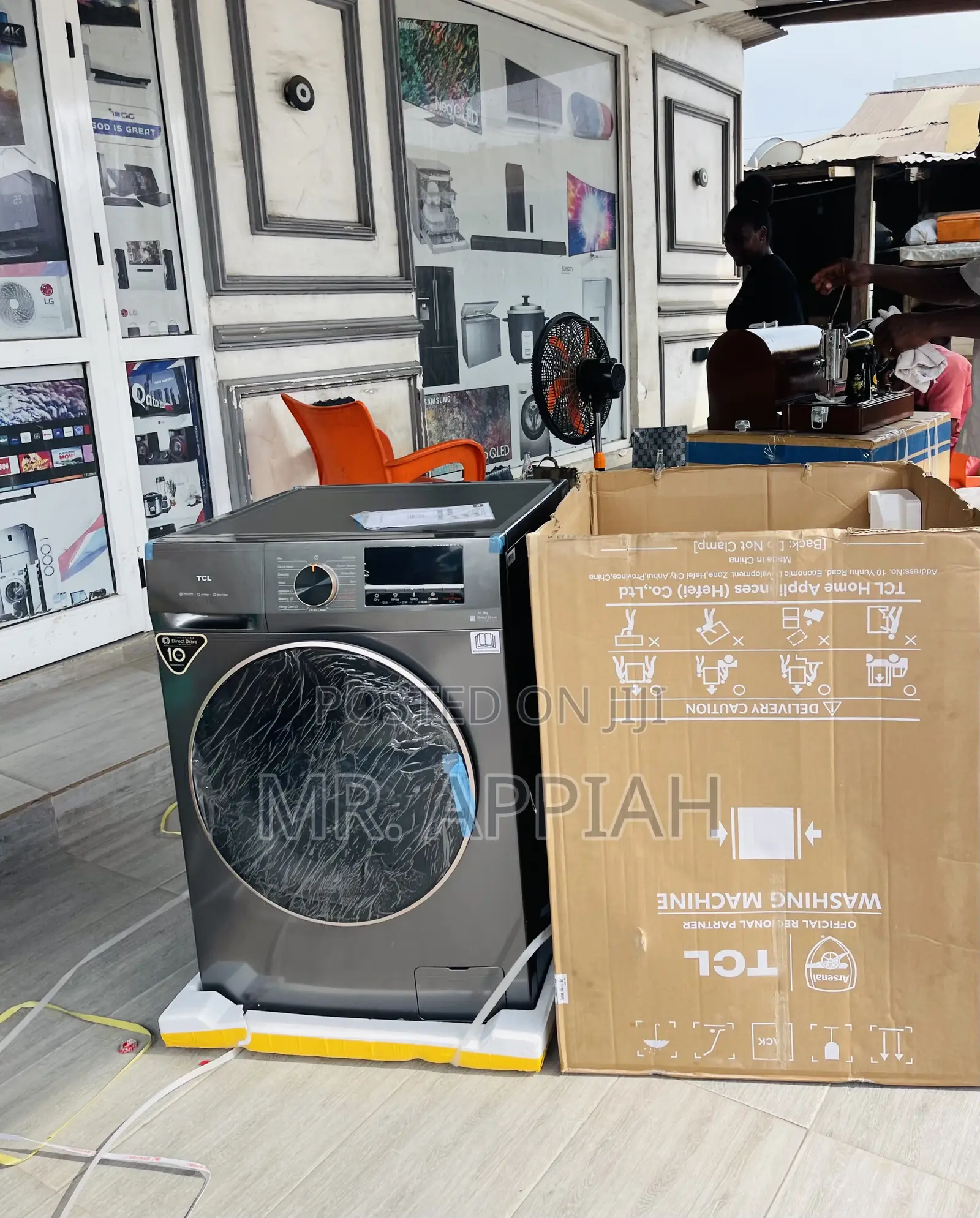 Choose Authentic TCL 11kg Front LoadWashing Machine(Silver)