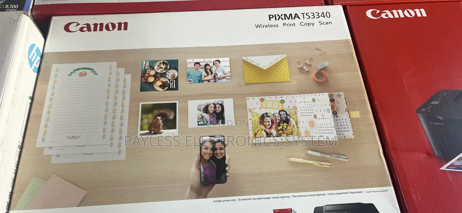 Canon Pixma Ts3340 Wireless Ink Jet Printer