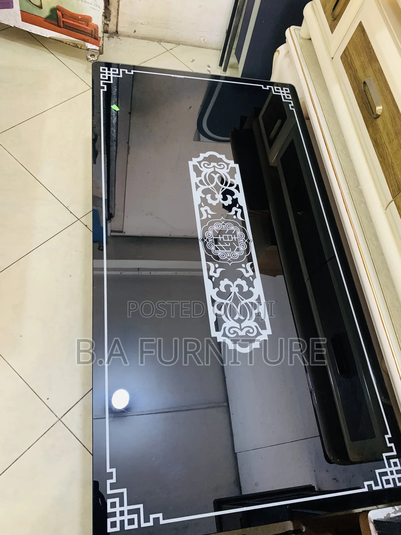 Executive Glass Center Table Big Size