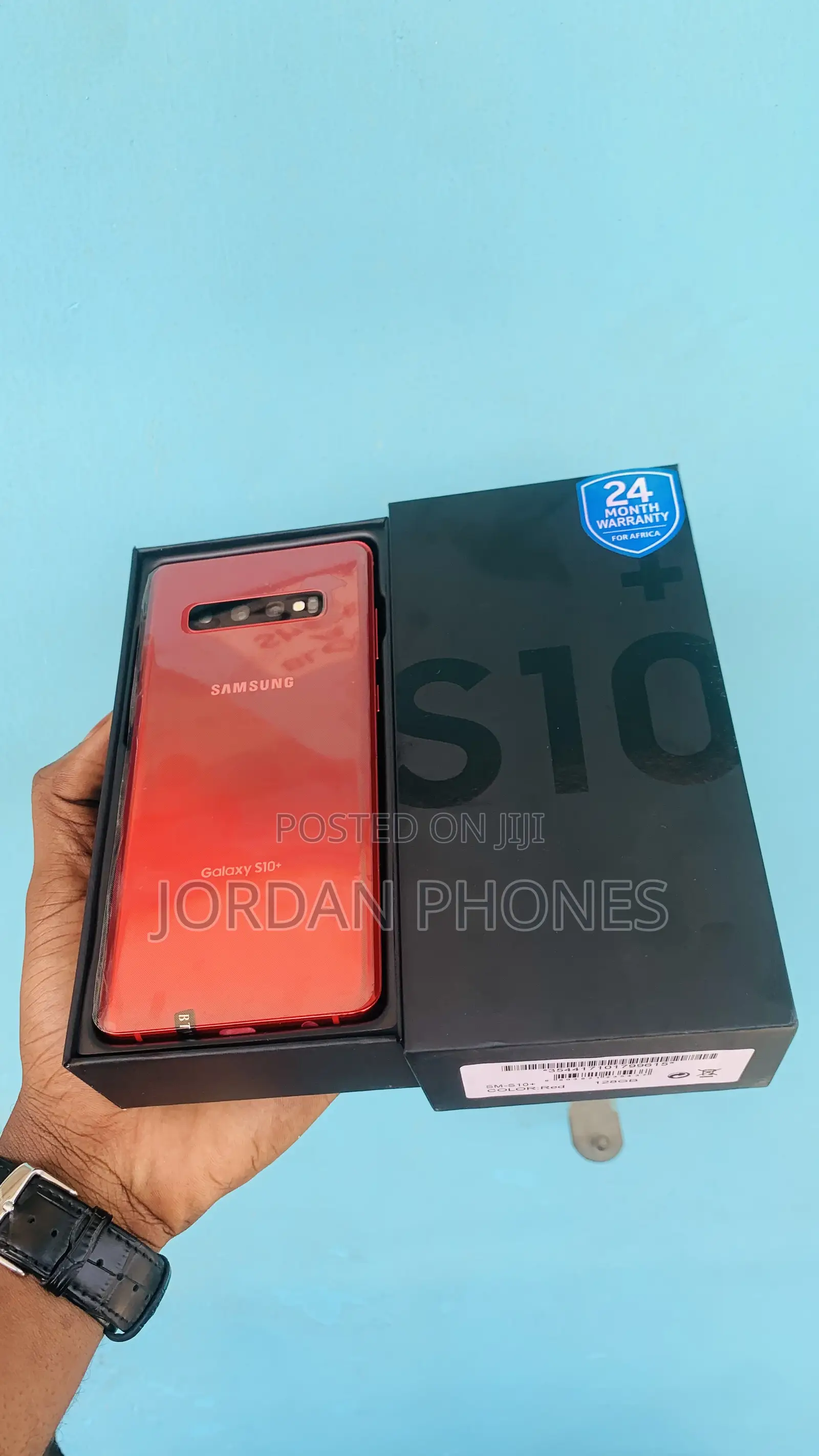 New Samsung Galaxy S10 Plus 128 GB Red