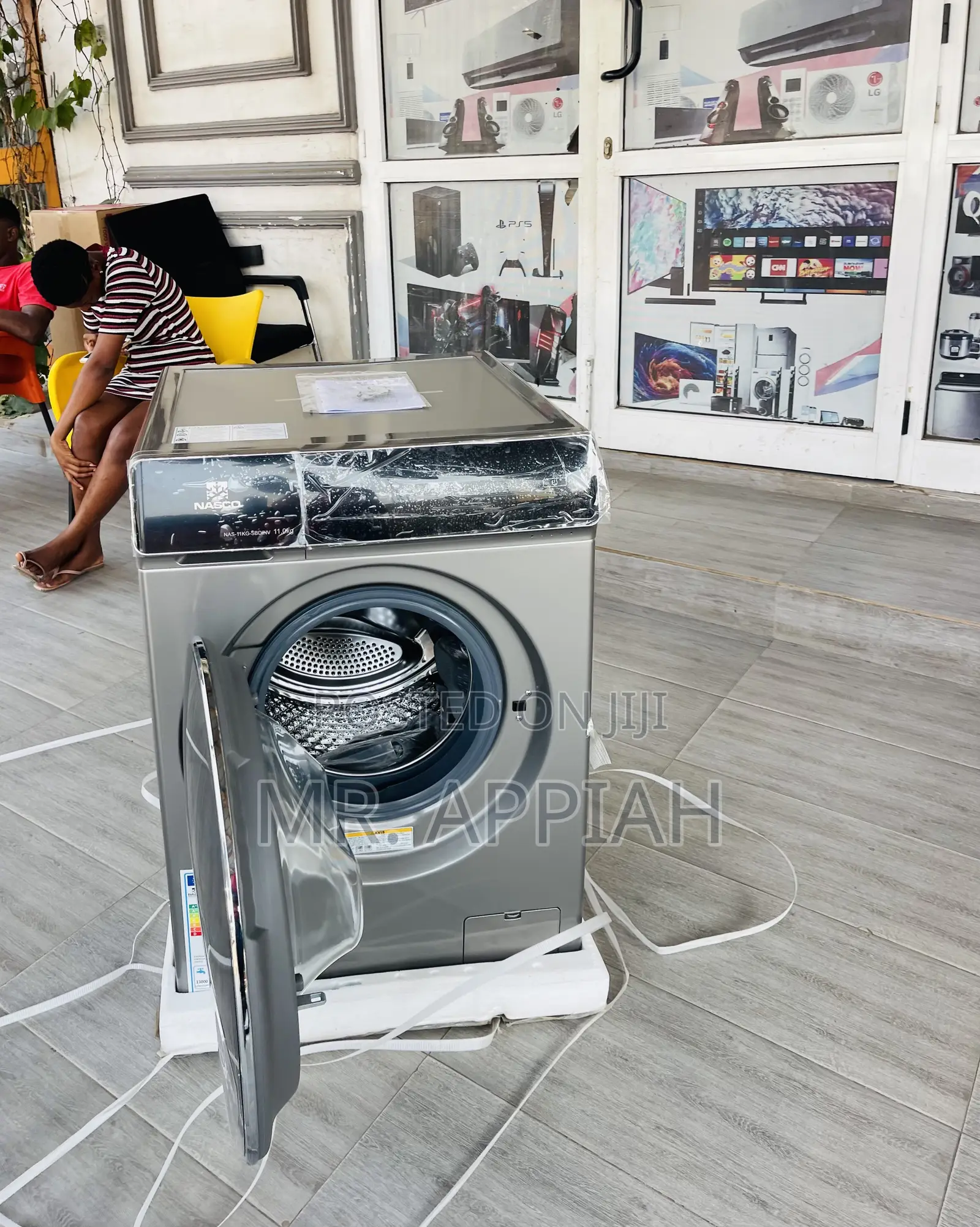 Beautiful Made Nasco 11kg Front Load Washing Machine,Silver