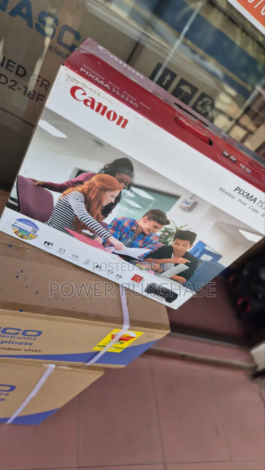 Glossy Canon Ink Jet Printer Pixma Ts3340