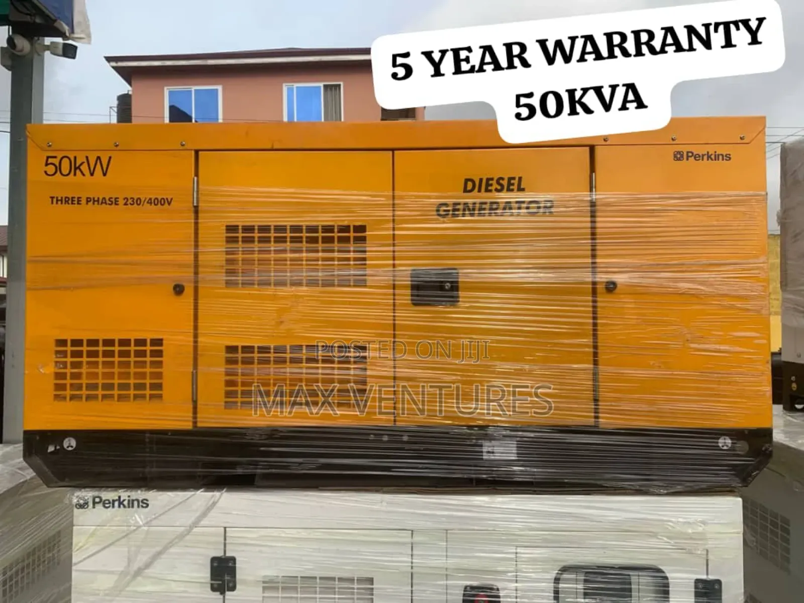 Genmax Energy Diesel Generator 50kva 45kw Perkins Diesel