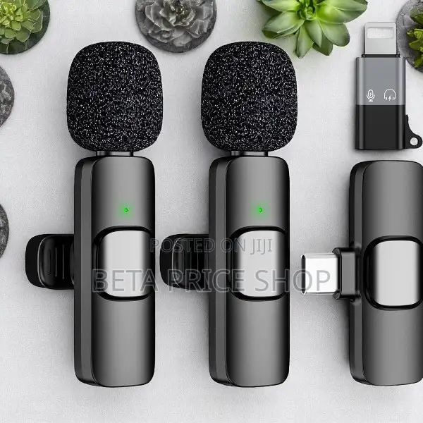 Wireless Lavalier Mini Microphone for Android Type C iPhone