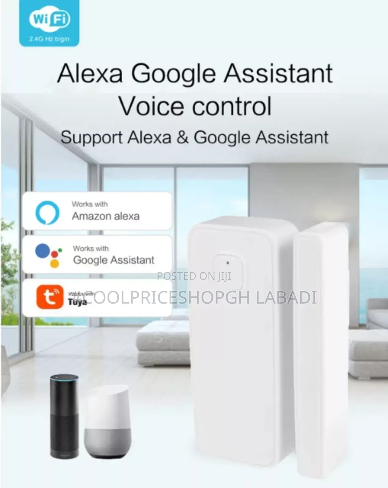 Tuya Smart Home Door Windows Contact Alarm