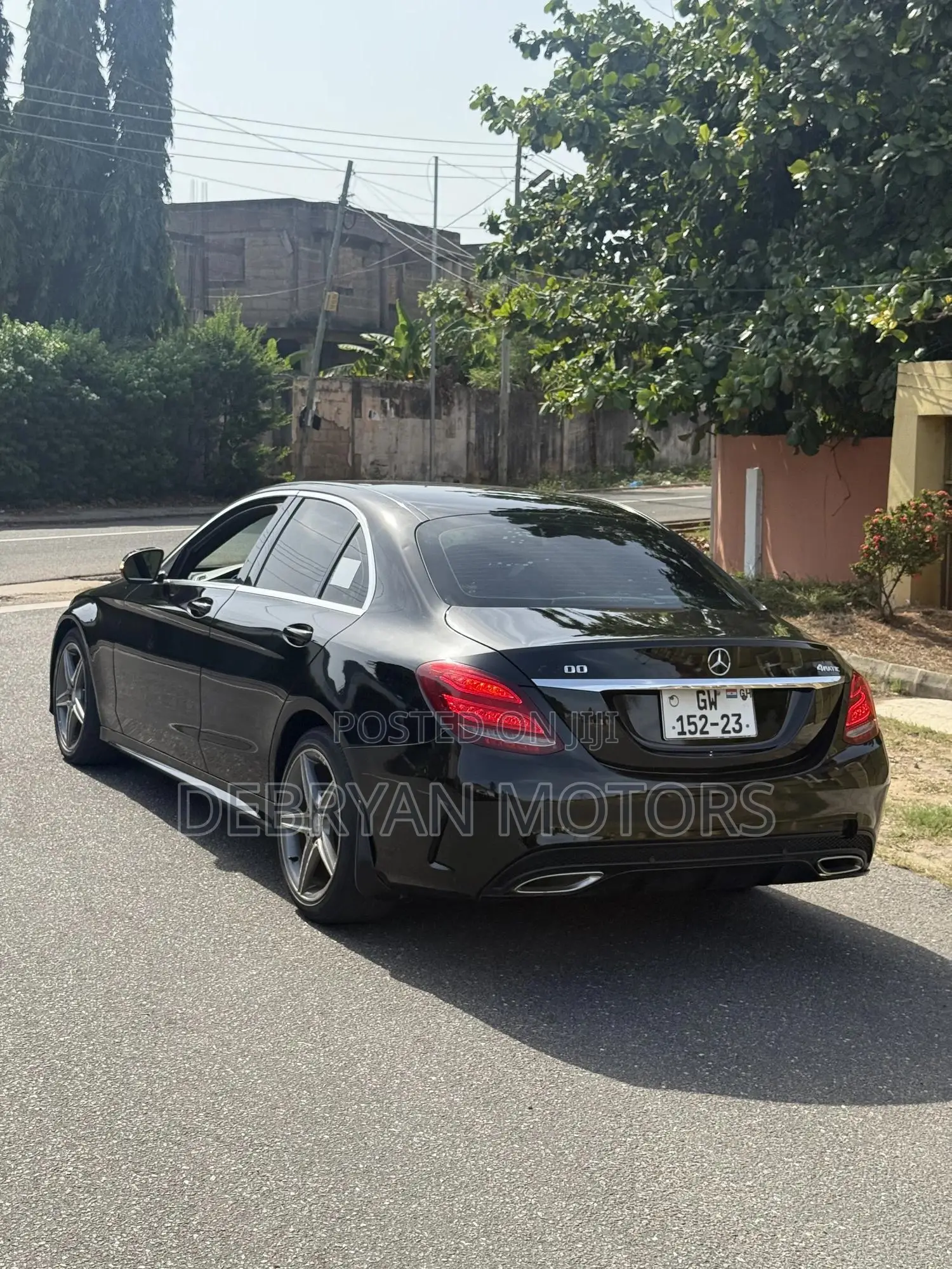 Mercedes-Benz C300 Sport 4Matic Sedan AWD (2.0L 4cyll 7A) 2016 Black