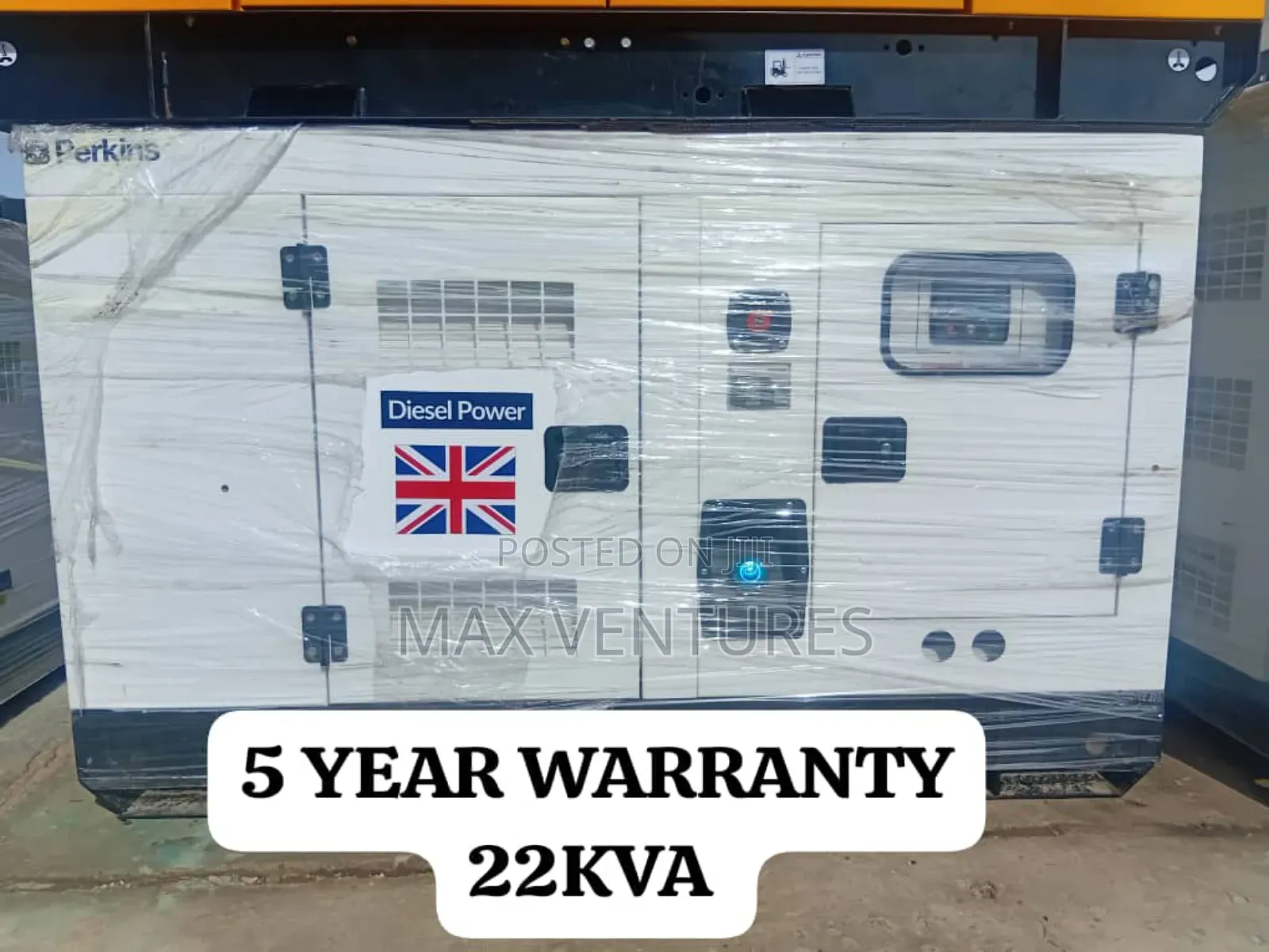 Reliable and Uninterrupted Supply 22kva Perkins Diesel Gen