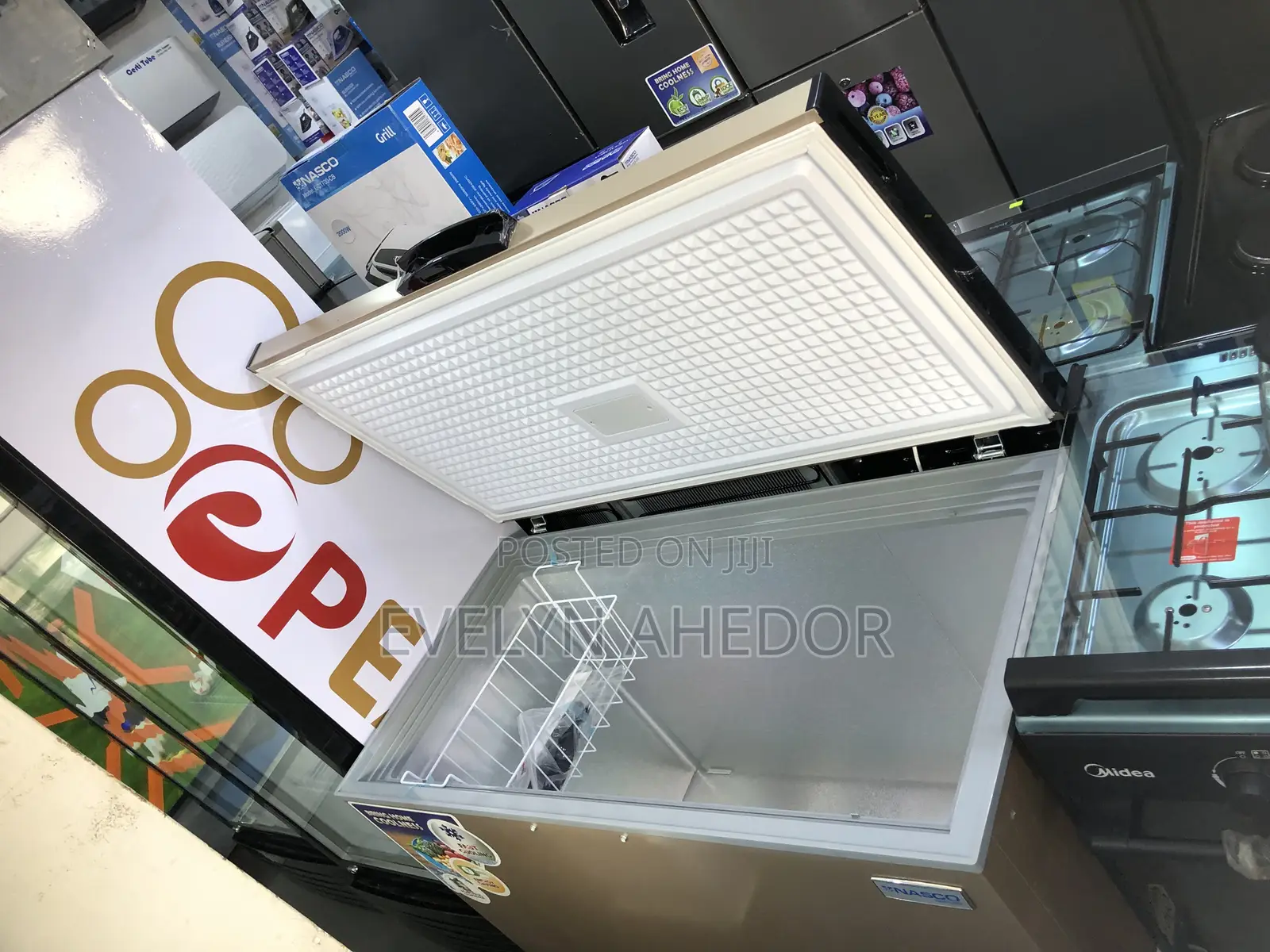 Moderate Nasco Chest Freezer 318l Available as Seen Brand Ne