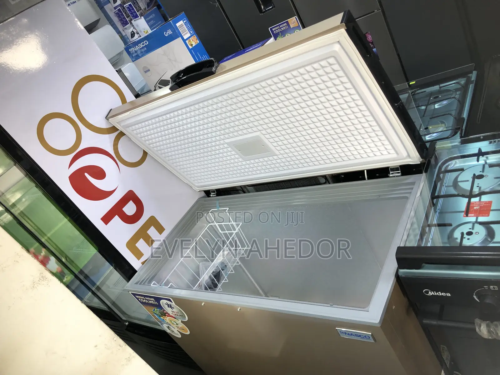 Moderate Nasco Chest Freezer 318l Available as Seen Brand Ne
